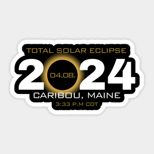 Maine Totality Total Solar Eclipse Sticker